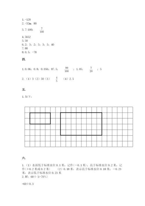 小学六年级数学毕业试题附完整答案（精选题）.docx