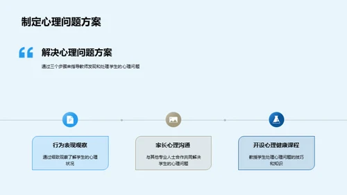 护航成长 心理关爱