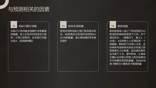 黑金商务酒店收益管理PPT模板酒店管理