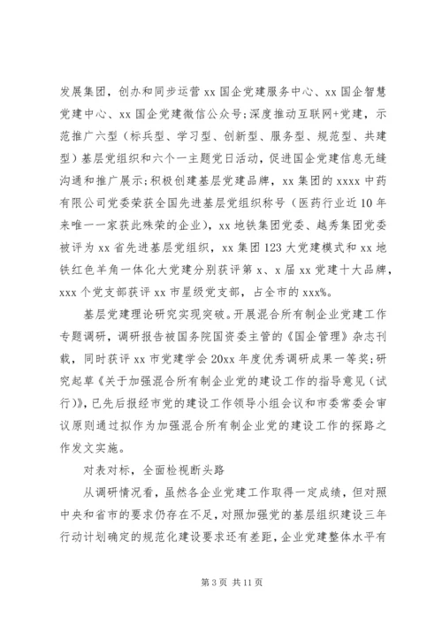 某国有企业基层党建工作专题调研报告.docx