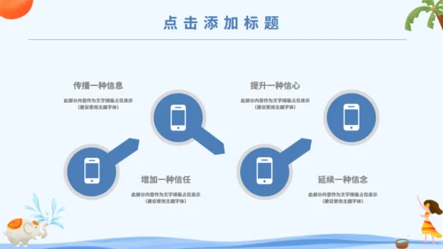 傣族泼水节通用PPT模版