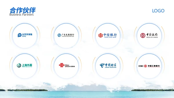 民航客机大气企业介绍通用PPT模板