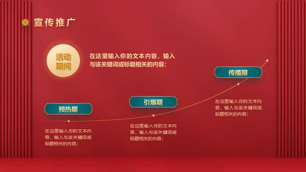 红色新禧新中式中国风中秋节活动营销策划通用PPT模板