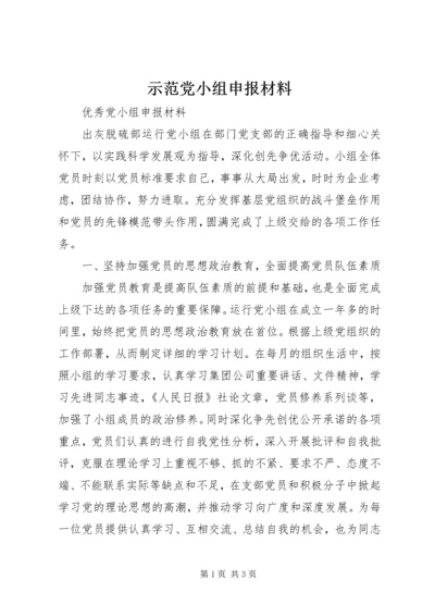 示范党小组申报材料 (4).docx