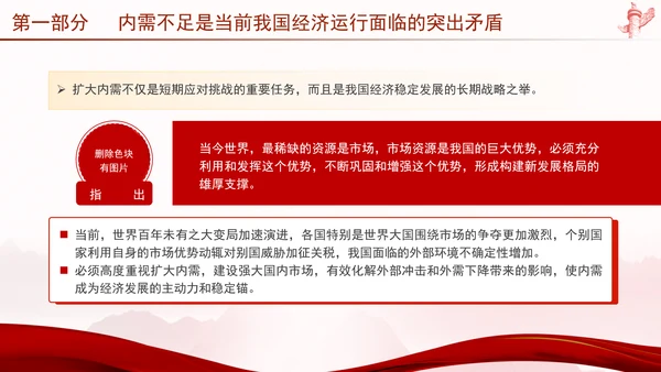 以提振消费为重点全方位扩大内需党课PPT课件