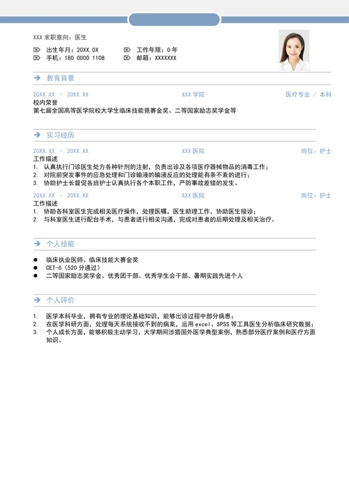 简历封面套装封面简历