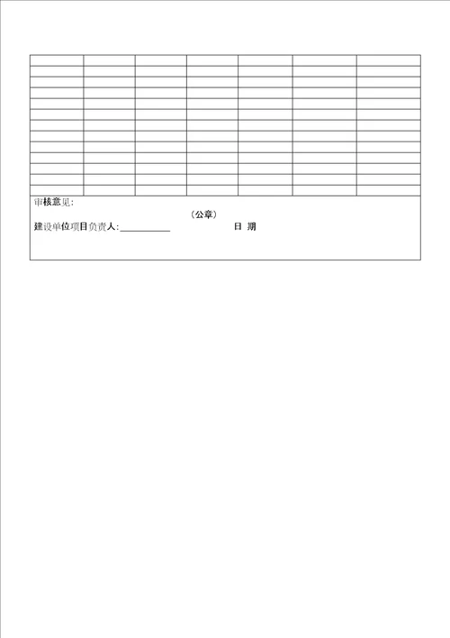 施工建设监理单位管理人员名册