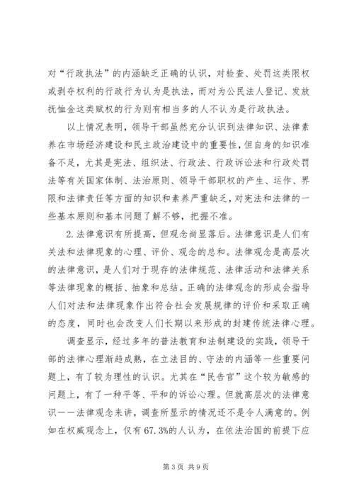 对当前党政领导干部队伍人才流失情况的调查与思考 (4).docx