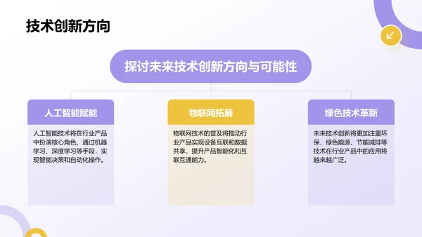 紫色扁平风通用行业产品发布会PPT模板
