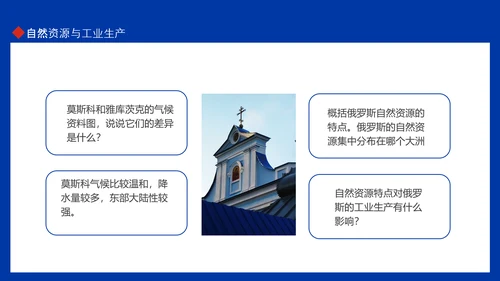 俄罗斯风土人情介绍俄罗斯介绍PPT模板