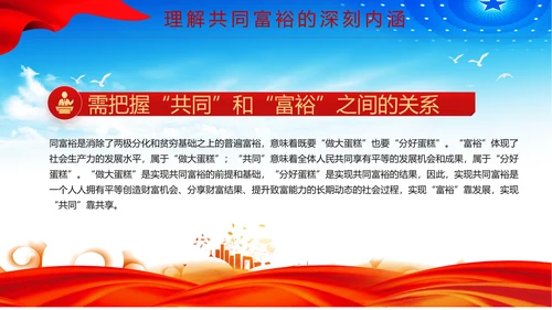 扎实推进一同富裕党政风ppt党课课件模板