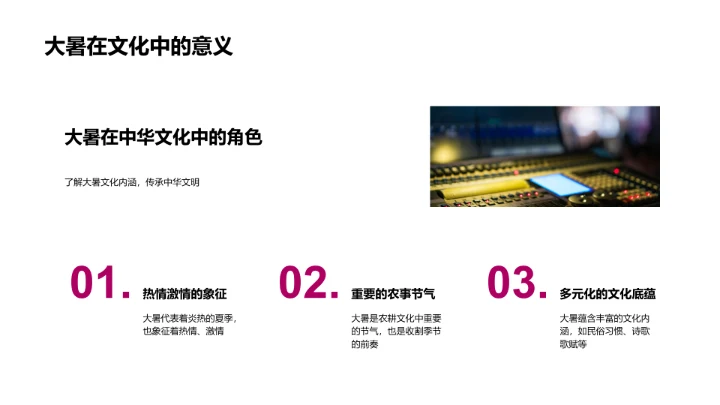 大暑节气知多少PPT模板