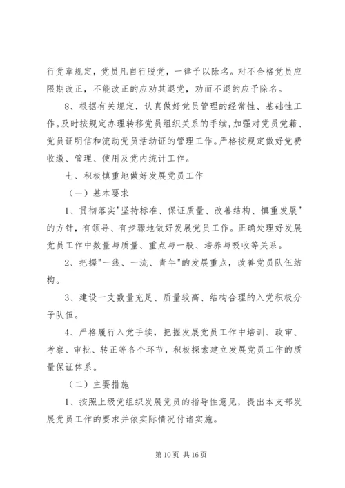 市党支部建设纲要.docx