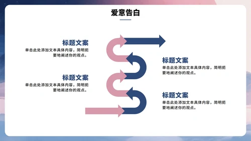 紫色浪漫水彩风七夕节营销活动策划PPT模板