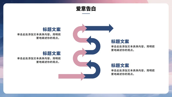紫色浪漫水彩风七夕节营销活动策划PPT模板