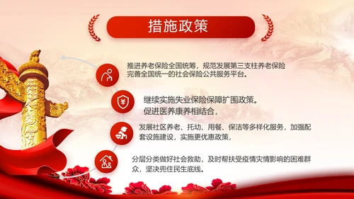 红色党建民主生活会学习主题动态PPT模板