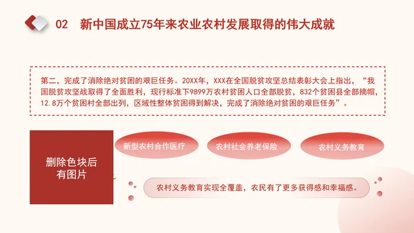 农业农村发展面貌发生翻天覆地的变化新中国成立75周年农业发展成就党课PPT