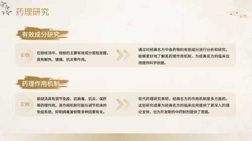 黄色中国风中药方剂应用PPT