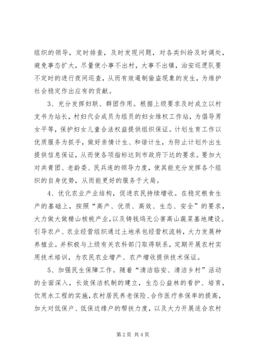 村委领导班子建设年度计划.docx