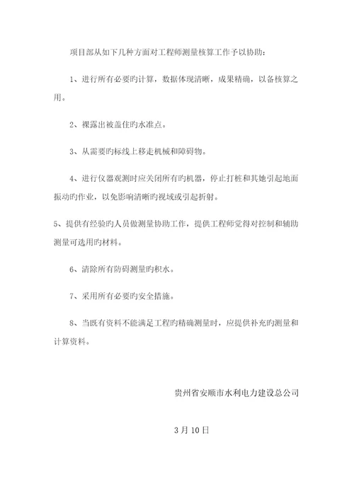 河道综合施工测量专题方案