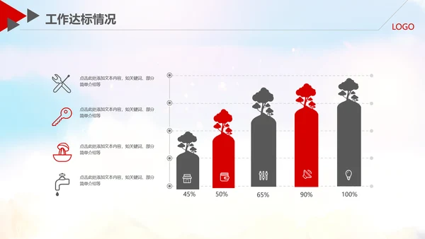 跨越2020新年计划年终总结述职报告PPT