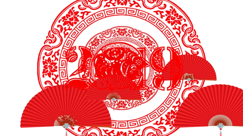 剪纸猪年2019新年元旦年终总结PPT