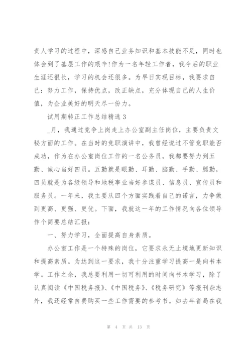 试用期转正工作总结.docx