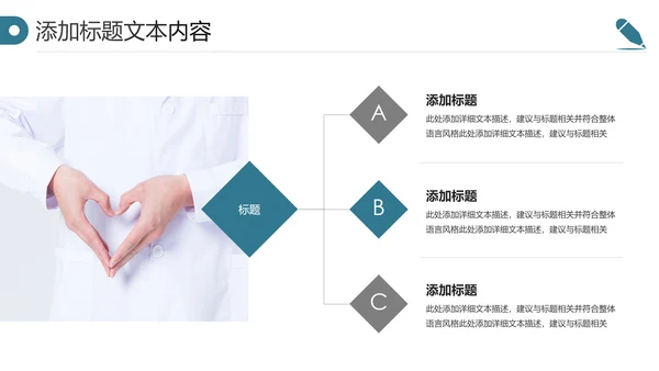 专业医疗医学行业汇报医生护士报告PPT模板
