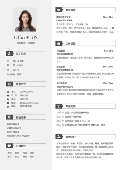 教育行业导师简历模板