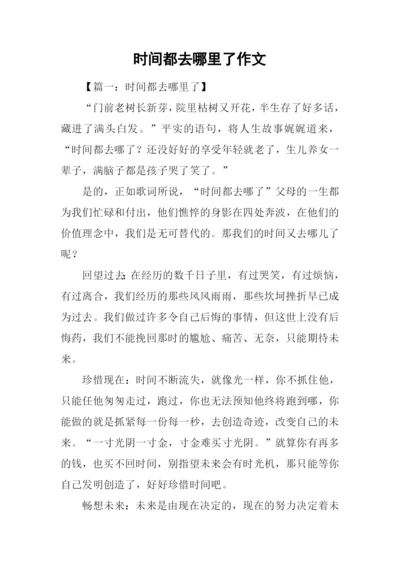 时间都去哪里了作文.docx