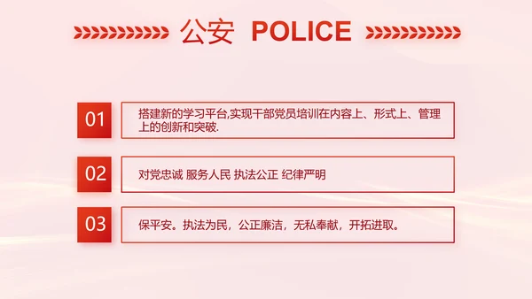 红色大气公安警察案件汇报动态PPT模板