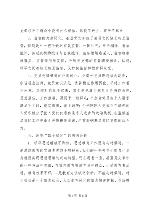 监狱基层党支部建设调研报告.docx