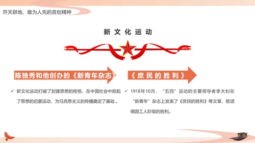 红船依旧初心不忘建党节党的党代表大会PPT模板