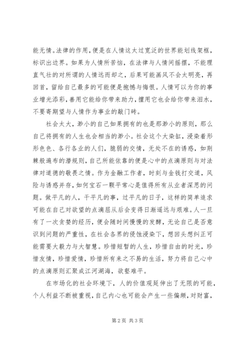 学习《金融领域职务犯罪预防与警示》有感.docx