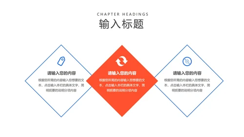 蓝色扁平风会议办公工作总结汇报PPT模板