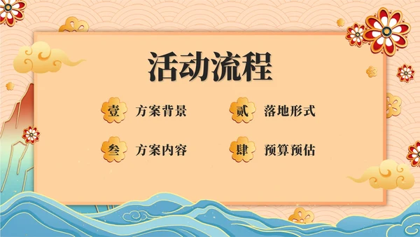 黄色奢华年会策划PPT模板