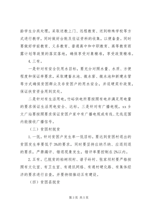 贫穷村XX年脱贫攻坚工作计划.docx
