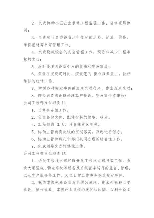 公司工程部岗位职责.docx