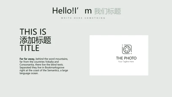 文艺小清新公司产品介绍宣传通用PPT动态模板
