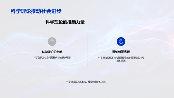 科学历史探究PPT模板