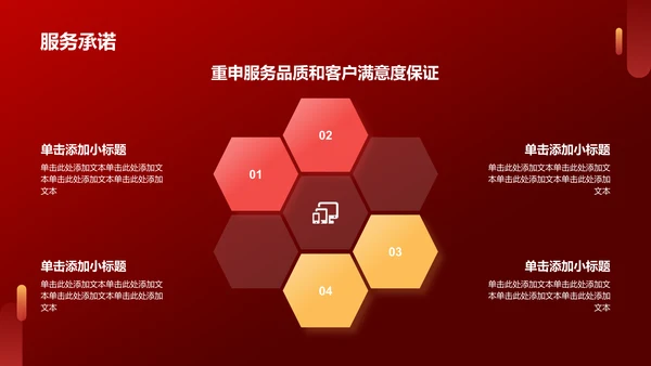 红色渐变风热烈欢迎各级领导莅临指导工作PPT模板