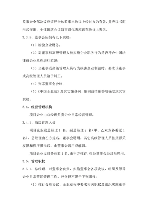 PPP综合项目公司组建专项方案.docx