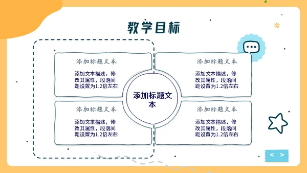 卡通少儿教学课件课程说课设计通用PPT模板