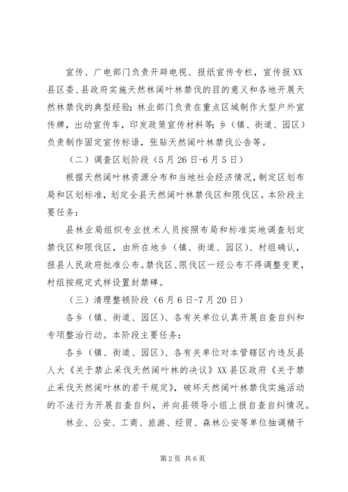 阔叶林禁伐工作方案.docx