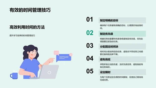 课程学习策略报告PPT模板