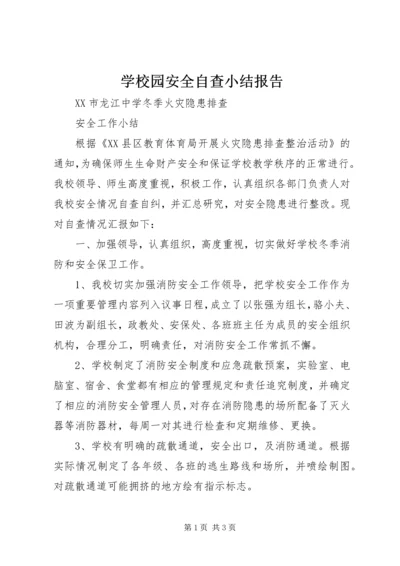 学校园安全自查小结报告 (4).docx