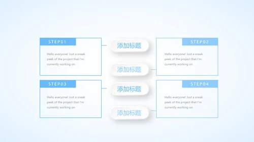 蓝色简约补水面膜动态PPT