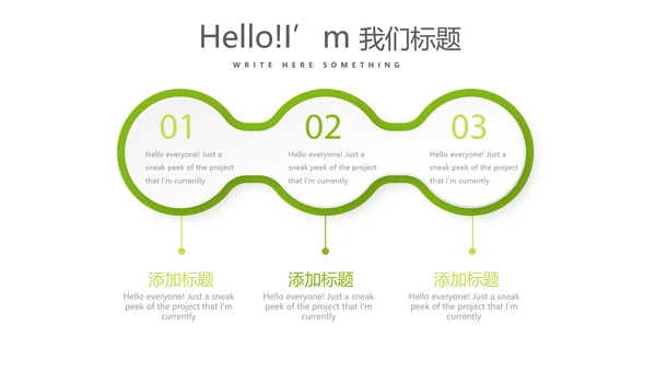 绿色飘逸医药代表销售计划动态PPT