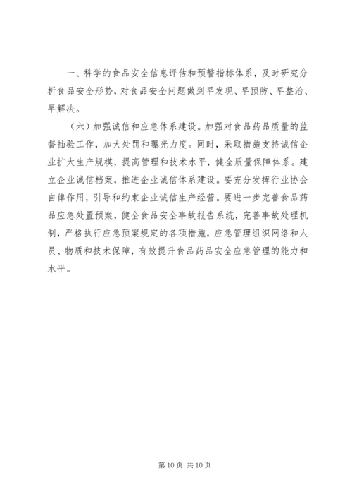 全省食药监管工作会议精神 (3).docx