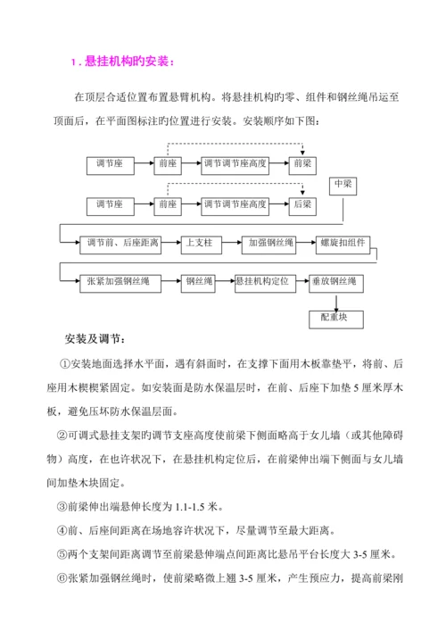 电动吊篮安装综合施工专题方案.docx